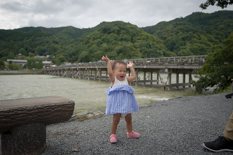 京都嵐山の街を散策